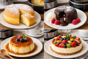 انواع کیک و دسرهای سبک