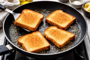 چگونه نان تست را بدون تستر برشته کنیم
